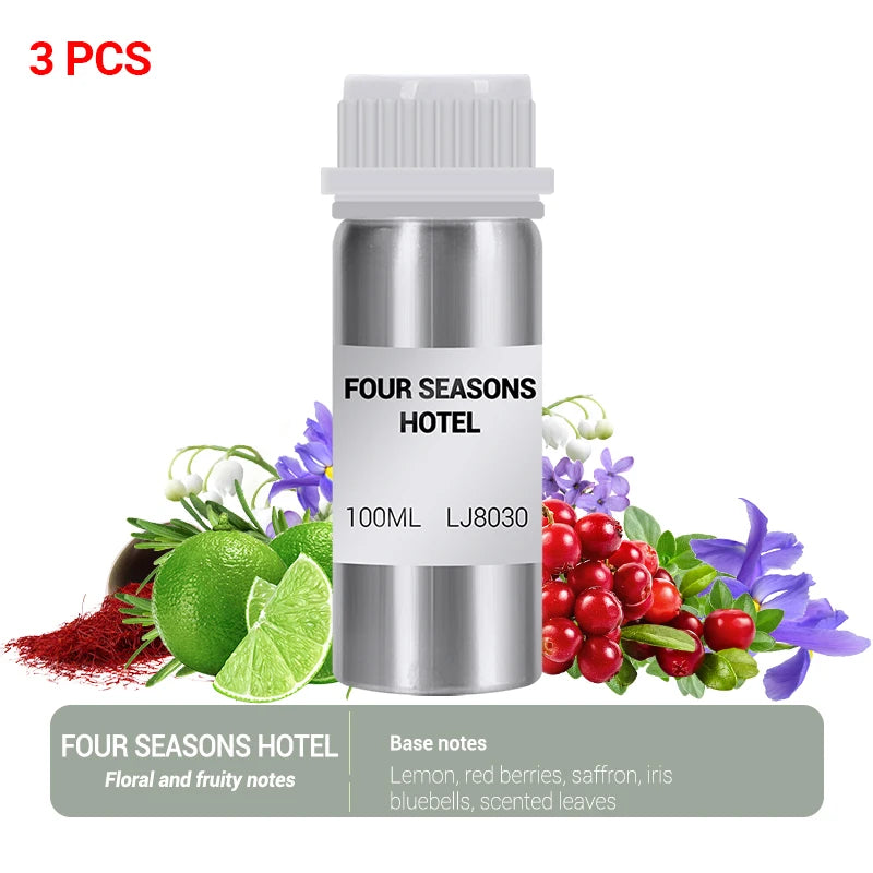 3 Pcs 100ml Essential Oils for Diffuser Humidifier Aroma Oil Pure Natural Humidifying Diffuser Essential Oils Home Hotel Bedroom