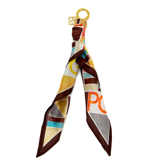 PG Women's Silk Scarf Accessories Temperament Pendant Luggage Accessories Fashionable Street Multi-style Luggage Accessories