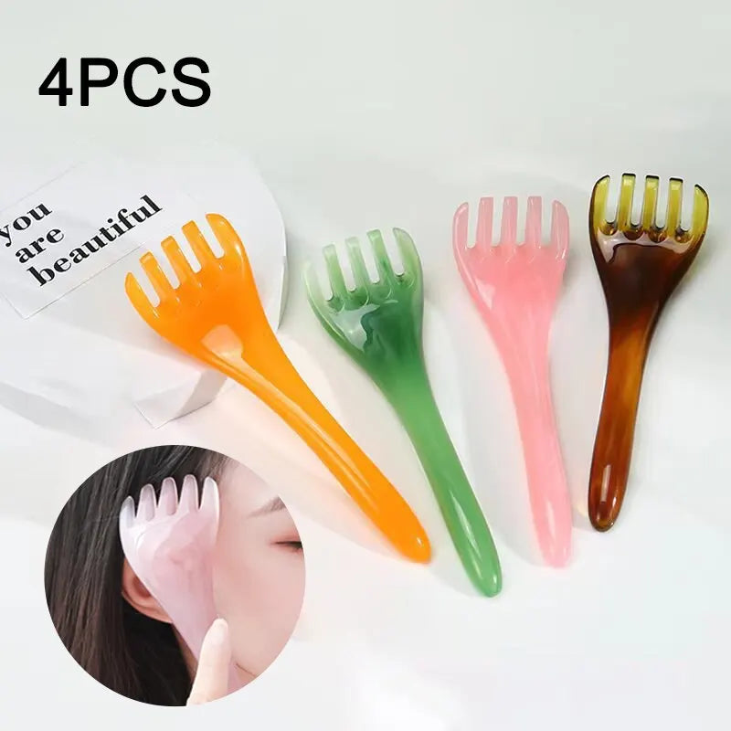 4 PCS Scalp Back Massager Head Scratcher Protable SPA Head Massager for Deep Relaxation Can Be Used on Every Part of The Body