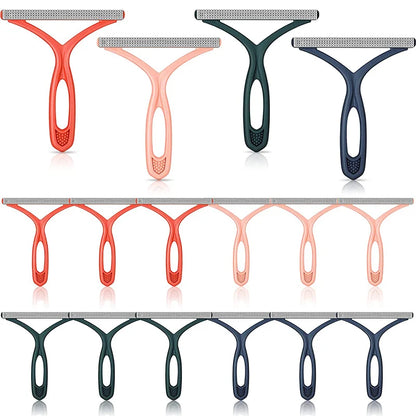 Pet Hair Remover Lint Remover Clean Tool Shaver Portable Silicone Double Sided Carpet Scraper Cleaner Fabric Shaver Brush Tool