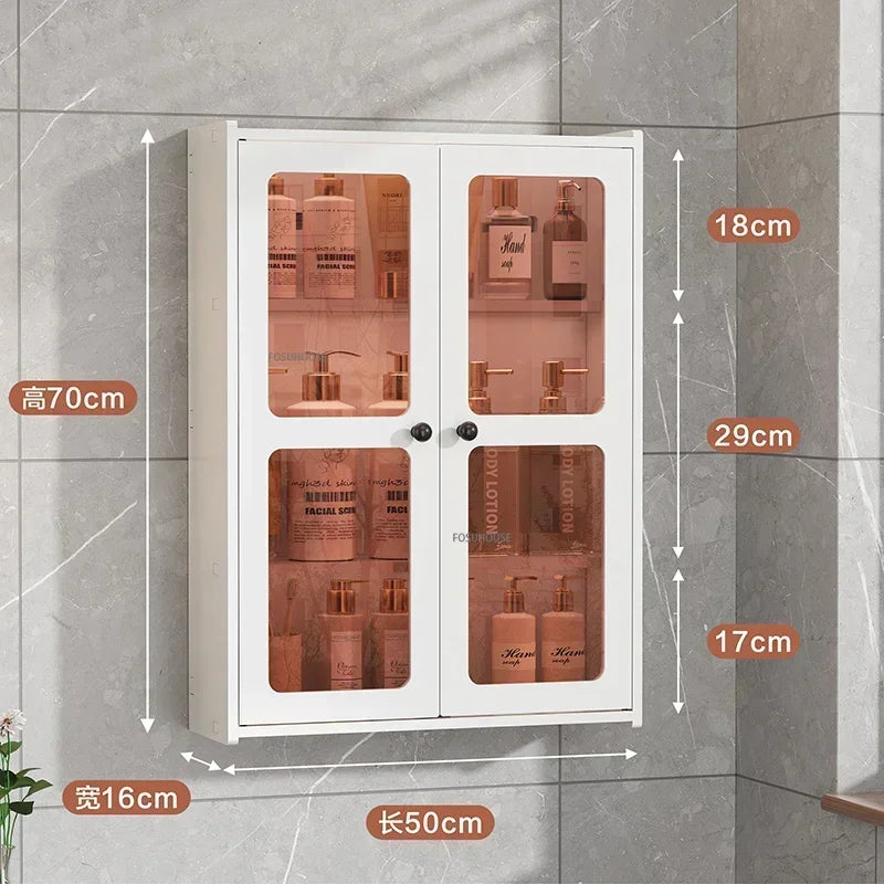 Open Cabinets Towel Cabinet Storage Bathroom Furniture Vanity Sink Narrow Double Washbasin Shelf Locker Wall Pharmacy Floor Wc