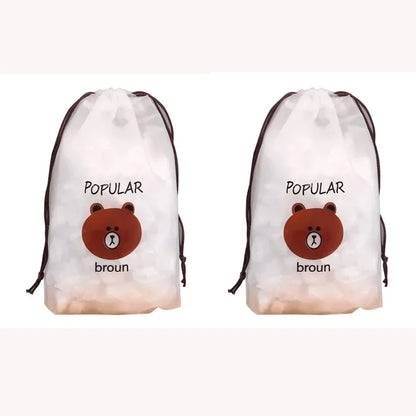 100pcs Reusable Food Wrap Storage Covers Bags For Bowl Elastic Plate Silicone Lid Cover Kitchen Fruit Plastic Fresh-Keeping Seal