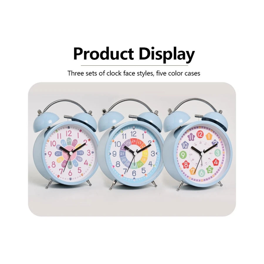 1pc student-only bedroom table alarm clock; 3-inch early education small alarm clock; Room/home décor