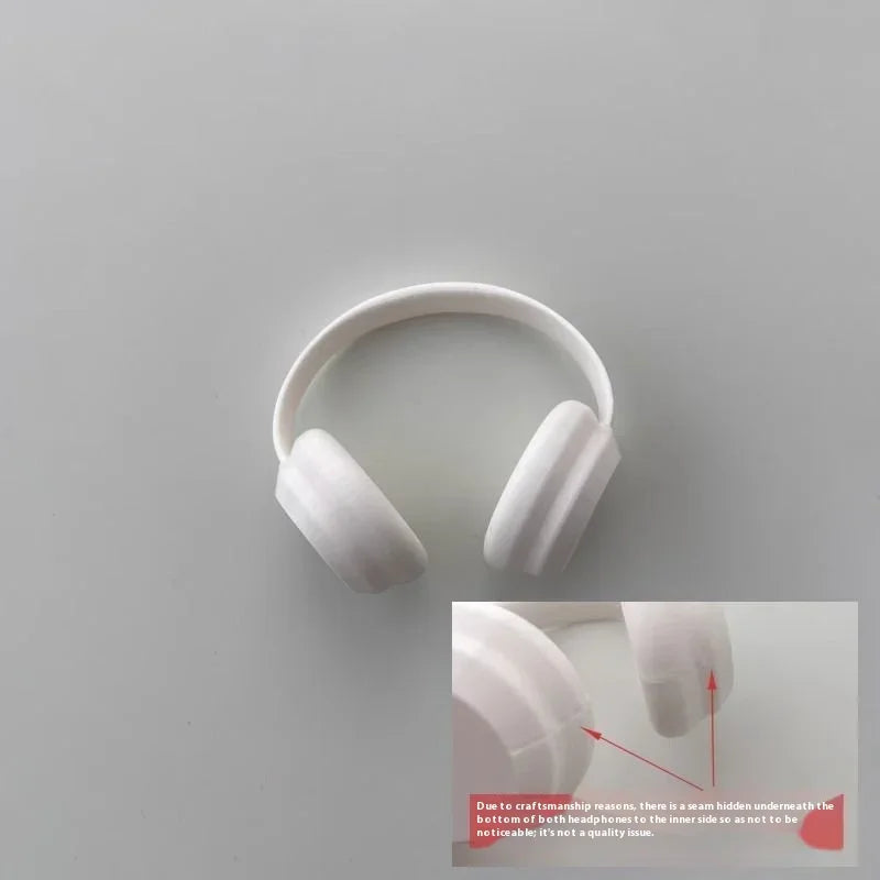 Labubu Headphone Cute Earphone for Labubu I II Mini Plush Doll Headset Decoration Fashion DIY Doll Accessories Gift