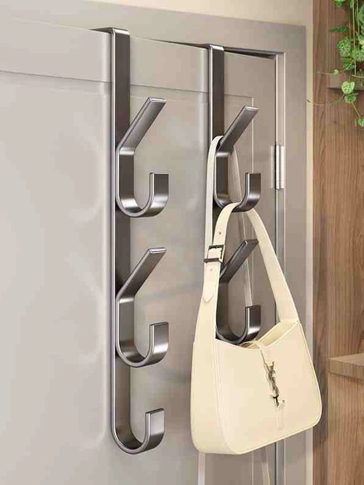 Easy Installation Door Hook-Strong Metal Coat Rack, Suitable for Clothes, Hats and Bags-Space Saving Design, Suitable for Bedroo