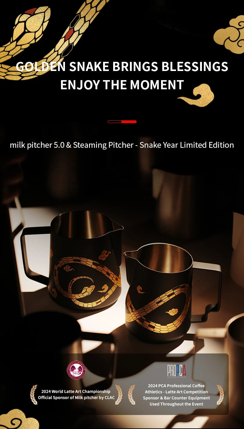 MHW-3BOMBER Coffee Milk Frothing Jug Latte Art Cup Stainless Steel Milk Frother Pitcher Jug Espresso Coffee Accessories