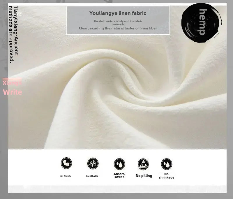 Traditional Chinese Men's Tang Suit Cotton Linen Ancient Costume Tea Servant Zen Meditation Clothing Middle Mountain Hanfu