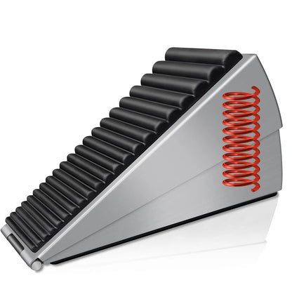 Spring enhanced door stopper, anti-collision door plug, door stopper, windproof door stopper, door wedge, door stopper