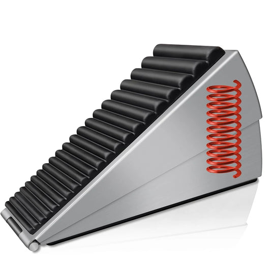 Spring enhanced door stopper, anti-collision door plug, door stopper, windproof door stopper, door wedge, door stopper