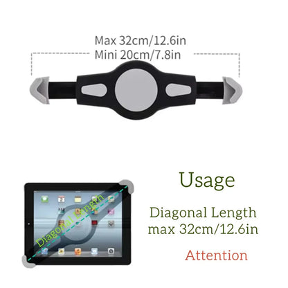 Tablet Mount Universal 7.0 To 11 inch Tablet Bracket ,9.0 To 14.5 inch Tablet Mount，Mobile Phone Clamp Mount