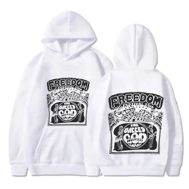 Classic Freedom Hoodies  Apparel  Camisa  Sweatshirt Customized  Hoodied Pullover  Hoodie Harajuku