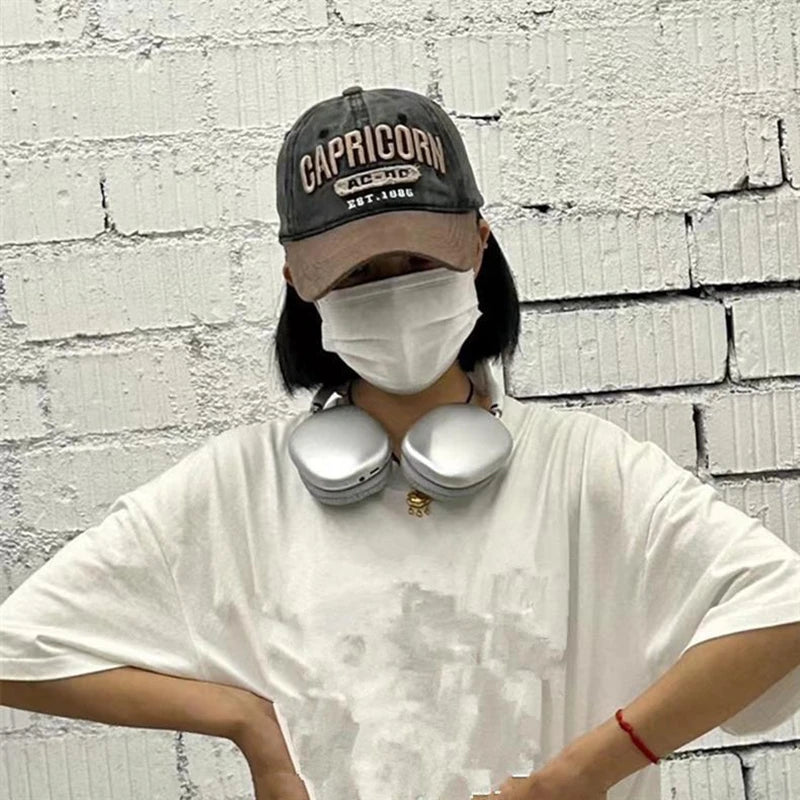 New Unisex Cap Washed Cotton AC-DC letter Embroidery Baseball Cap Outdoor Casual Classics Hats For Women Men Cap