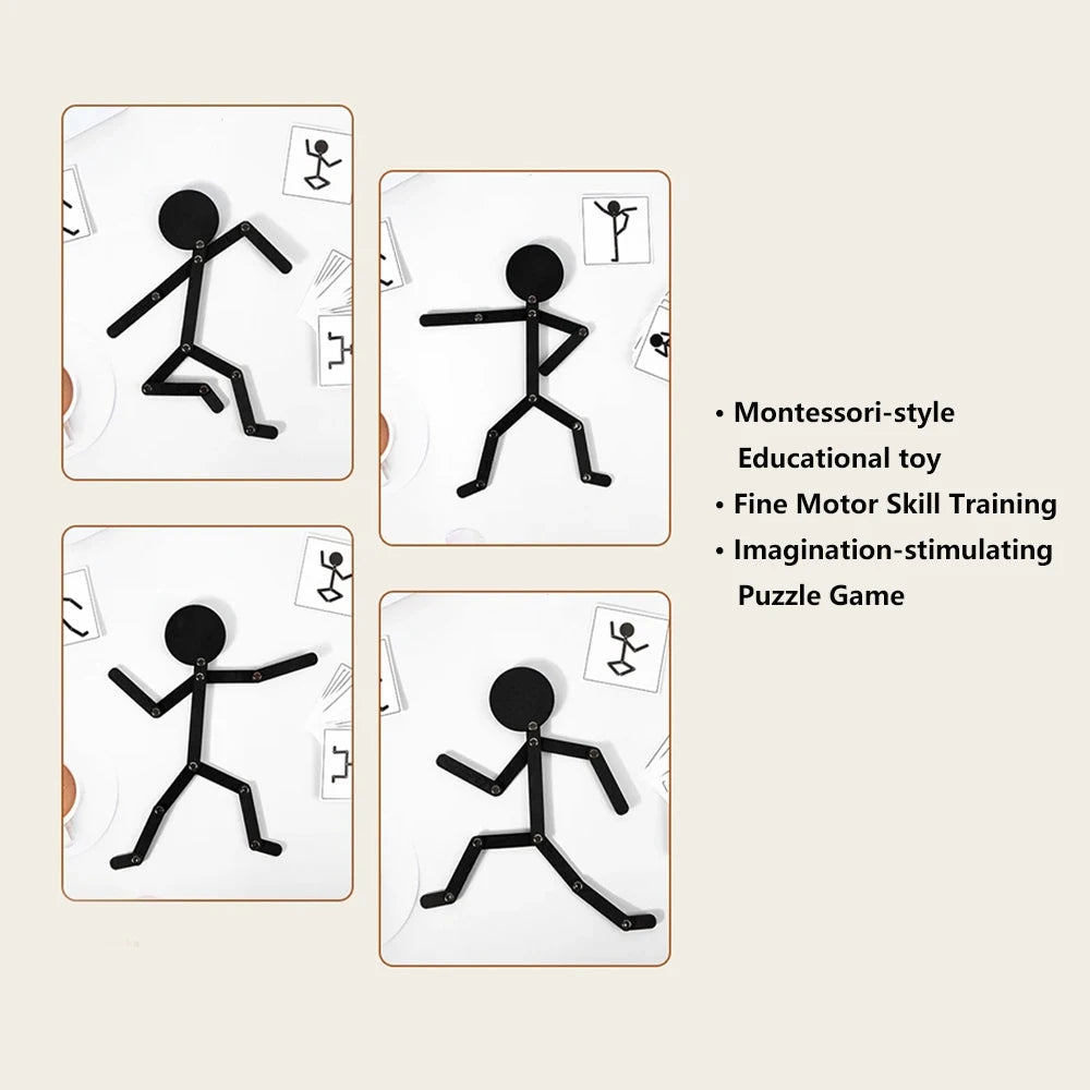 Montessori Material DIY Puzzle Toys Boards Educational Game Early Learning Toy For Children Preschool Fine Motor Training