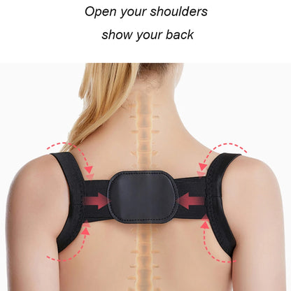 Back Posture Corrector Belt Adjustable Shoulde Neck Spine Reshape Body for Column Postures Correction for Women Men Straightener