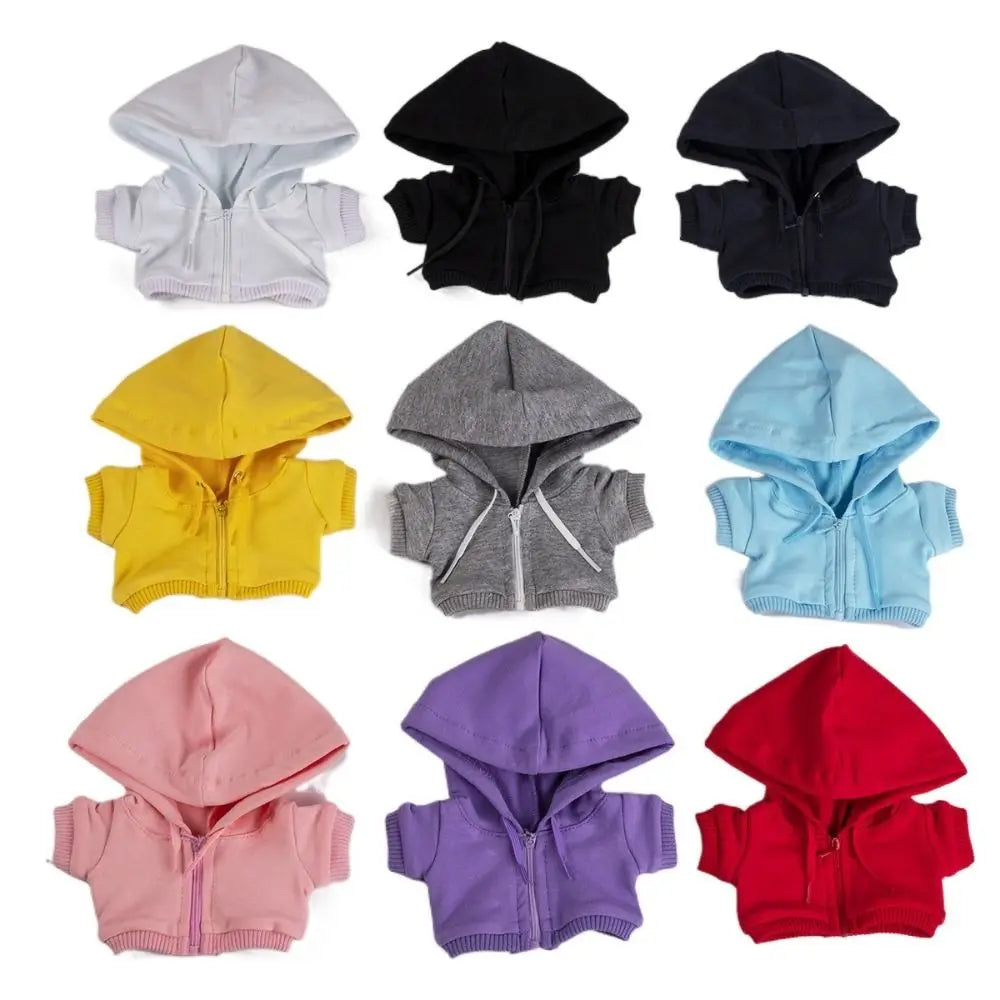High Quality Fashion Cotton Doll Clothes Multistyles Mini Hoodie Clothes Cute Casual Wears Clothes 20cm Cotton Doll