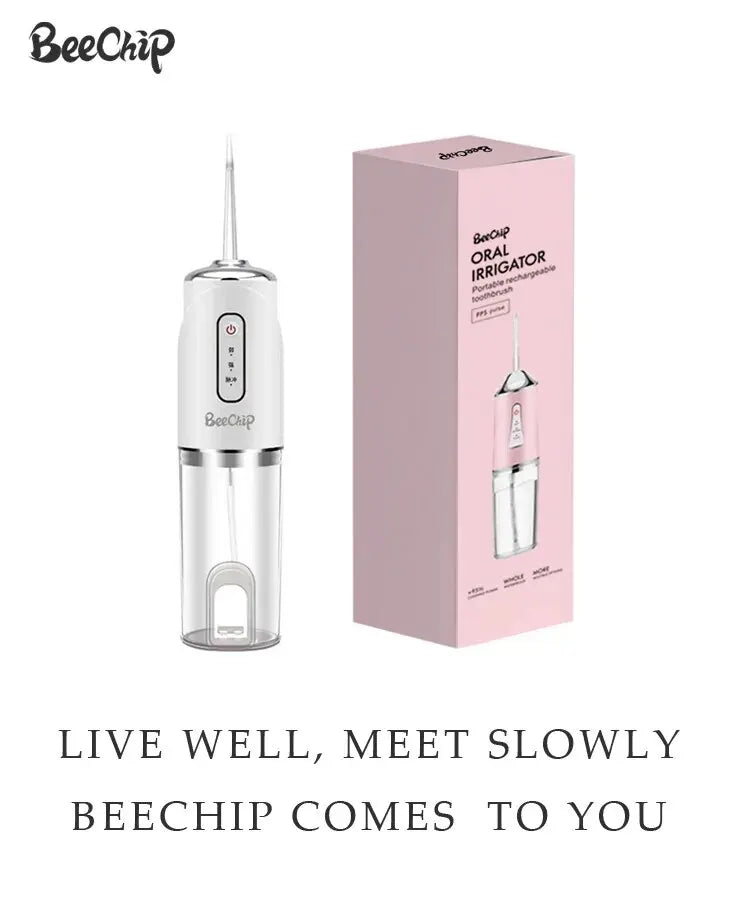 Hqd Portable Household Electric Tooth Washer Teeth Cleaning Oral Care No Harm to Teeth Dental Rechargeable Teeth Whitening