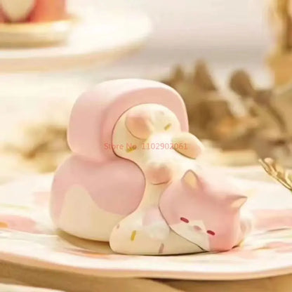 Spot FEMI afternoon tea dessert series tide play blind box hand set up hazelnut milk tea girl birthday gift