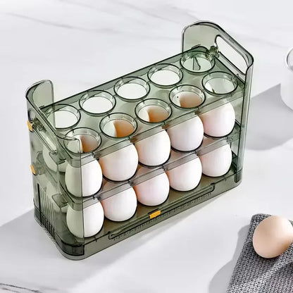 New Egg Storage Box Refrigerator Organizer Food Containers Egg Fresh-keeping Case Holder Tray Dispenser Kitchen Storage Boxes