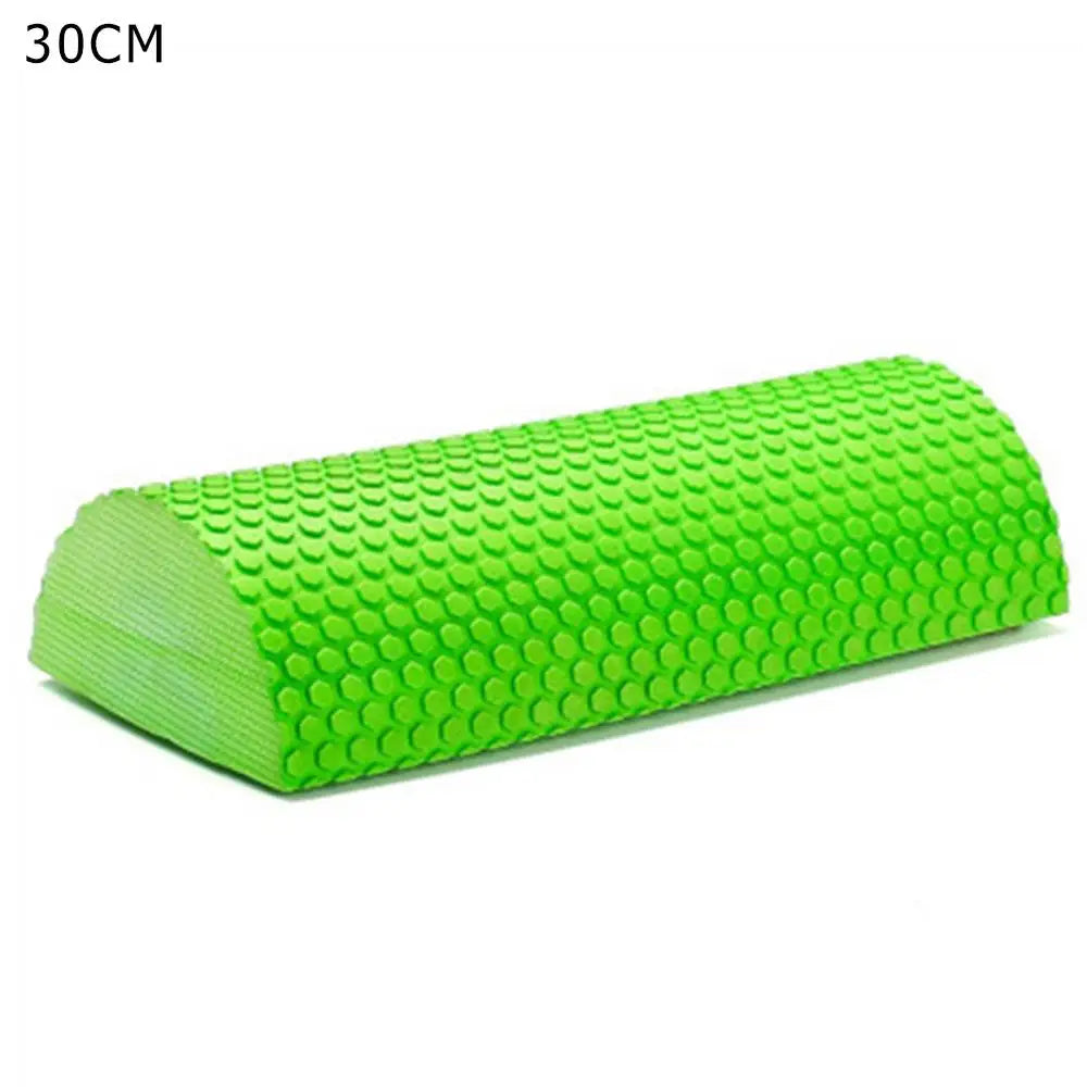 Half Round 30-45cm EVA Massage Foam Roller Yoga Pilates Fitness Equipment Balance Pad Yoga Blocks With Massage Floating Point