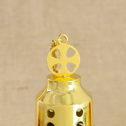 HT Church Supplier High Polished Gold Plated Hanging Incense Burner Orthodox Censer Church Home Decoration Catholic Chalice