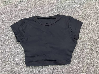 New Sports Shirts Breathable Workout Sportswear Fitness Backless Yoga Clothing Chest Pads Sport Crop Tops Gym Top Women