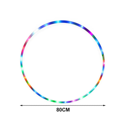 CrossFit Folding Exercise Circle Fitness Equipment LED Colour Fitness Circle Performing Arts Abdominal Weight Loss Light Fitness