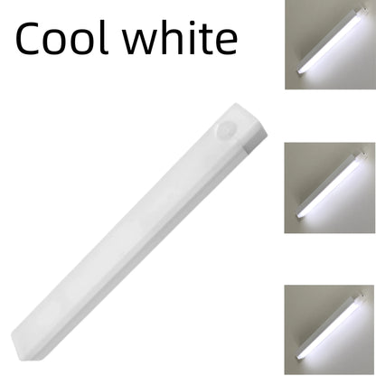 Smart Motion Sensor LED Night Light Rechargeable Human Body Infrared Sensing Cabinet Lamp for Kitchen Hallway Bath Room