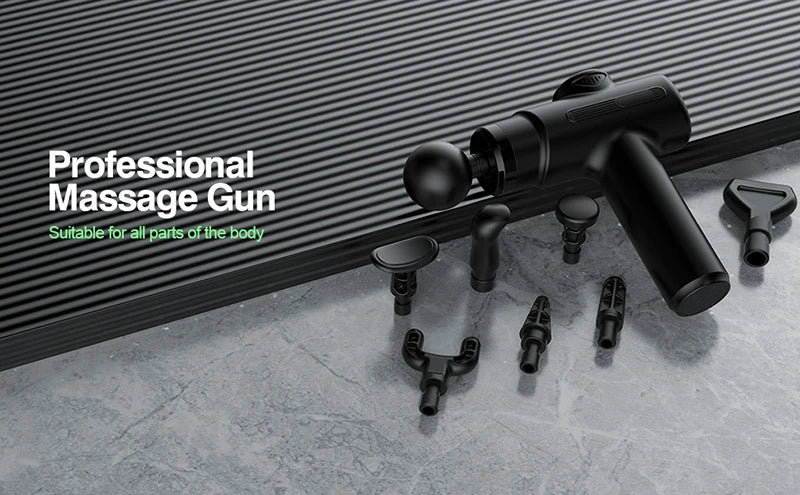 Fascia Gun Portable Muscle Massage Gun Deep Muscle Tissue Percussion Massager For Athletes, Holding Body Back Muscle Massage