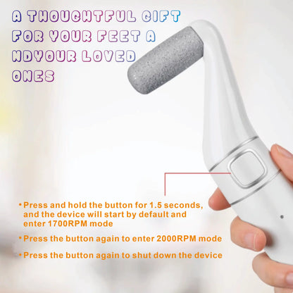 Electric heel crack dead skin scrub electric grinding foot care tool professional dead hard skin scab remover tool