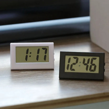 Simple Desktop Desktop Clock Mini Digital Small Desktop Clock Desktop Clock Silent Small Alarm Clock Car Clock 1Pc