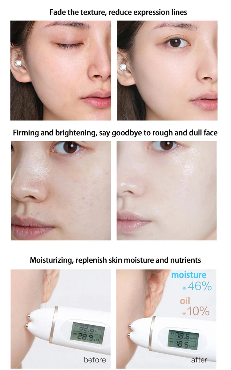 Korea 24k Care Serum Active Collagen Silk Care Lifting Firming Set Hyaluronan Silk Line Moisturizing Essence Firming Skin Care