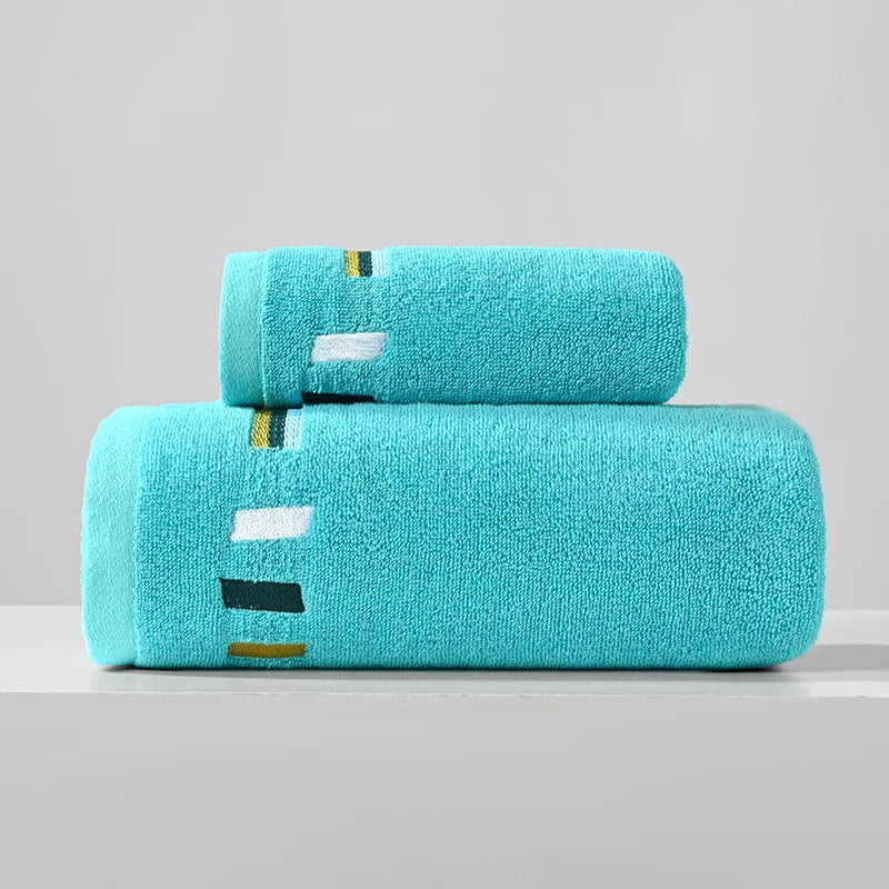 100% Cotton Large Bath Towel Adult Bath Towel Sweat Absorbent Bath Towel Colorful Bath Towel Set Large Size Bath Towel
