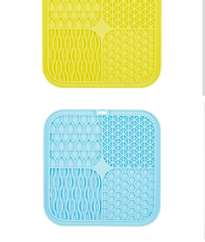 Pet Licking Tray Cats and Dogs Slow Food Licking Tray Anti-choking Food Grade Silicone Sucker Pet Suppliespet Suppl Item Type