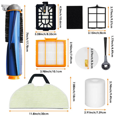 Fit For Shark RV2610WA / RV2610WD /AV2610WA / RV2600WDEU Vacuums Cleaner Main Side Brush Hepa Foam Pre Filter Mop Cloth Parts