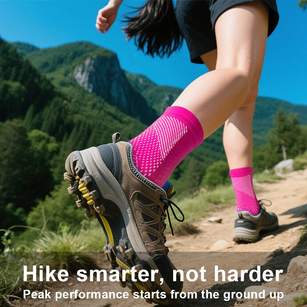 1Pair Neuropathy Socks - Compression Diabetic Toeless Foot Sleeves for Ankle Gout, Plantar Fasciitis Relief Brace for Men Women