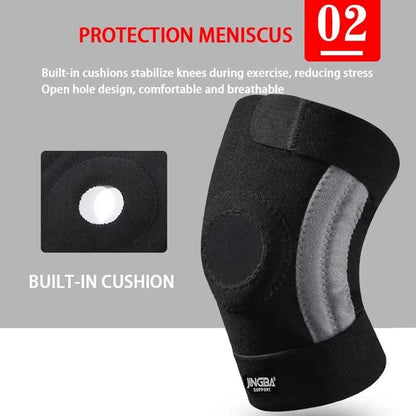 Elastic Adjustable Knee Pads Soft Anti-slip Fitness Knee Protector Breathable Comfortable Knee Brace Support Belt Volleyball