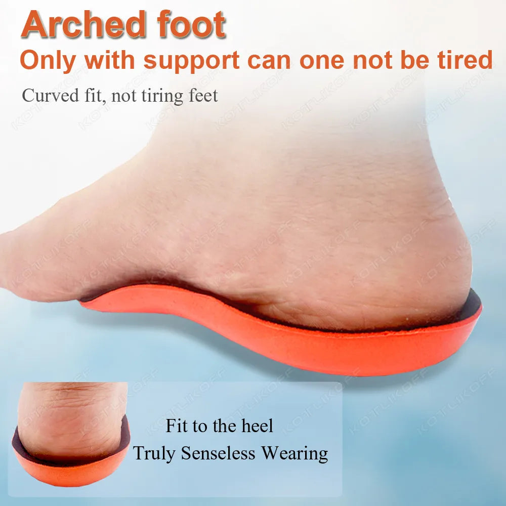 Best Heel Inserts For Plantar Fasciitis Flat Feet Arch Support Orthopedic Insole Elastic Shock Absorption Sneakers Half Shoe Pad