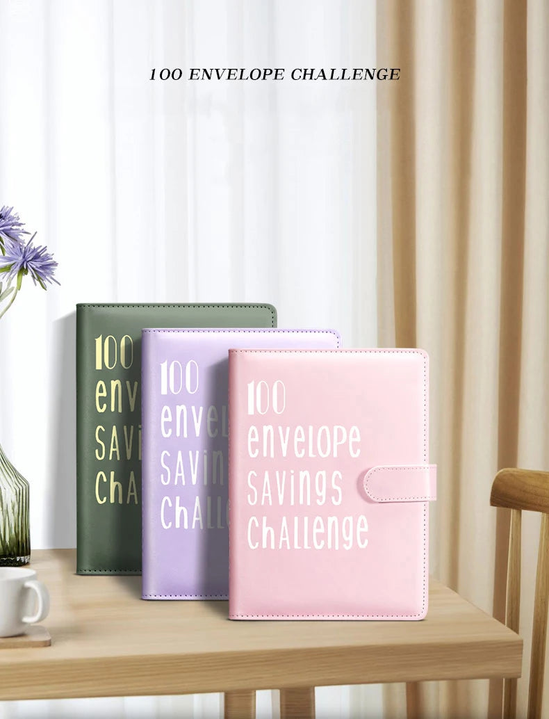 100 Envelope Cash Savings Challenge, Saving Challenge Envelop Book, Budget Envelope Financial Assistant, A5 Size Cash Binder