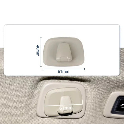 For Volvo XC40 XC60 18-20 For XC90 S90 V90 16-20 Car Hanger Hooks Rear Row Roof Hook 1 Pair Interior Accessories Stowing