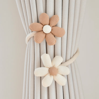 Flower Curtain Tieback Window Curtain Buckle Clip Kids Room Hanging Curtain Holders Tie Backs Curtain Accessories Decor
