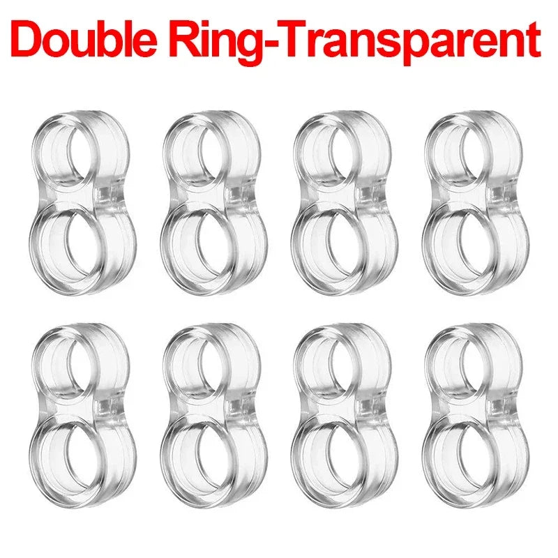 1/10Pcs Door Stops Silicone Door Handle Buffer Wall Protection Doorknob Bumper Furniture Protected Crash Pads Shockproof Rings