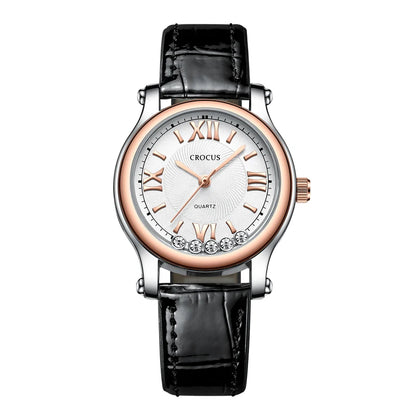Crocus by Gk-Beck Original New Fashion Women's Watch Leather Strap Trendyy Quartz Watch Women's Watch