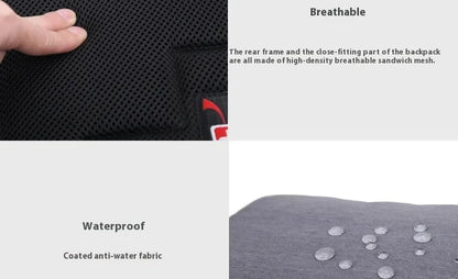 Men's 14/15 Inch Laptop Backpack Slim Casual Computer Backpack Ultra Light Waterproof Bag Suitable for Business