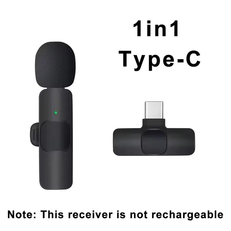 Wireless lavalier microphone for live streaming/YouTube/TikTok/Facebook live streaming noise cancelling microphone suitable for