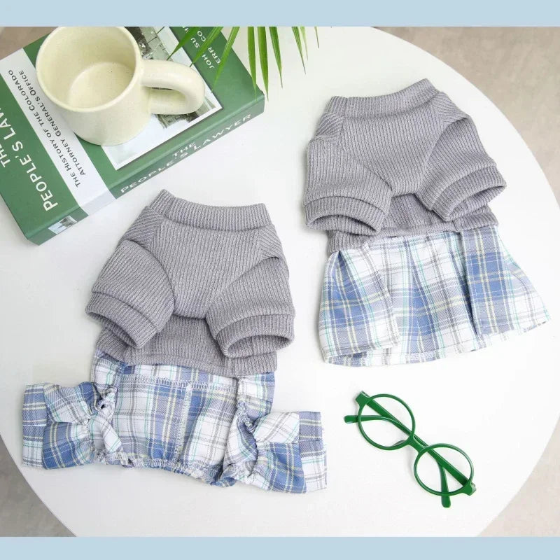 Couple Dog Clothes Jumpsuit Dress Winter Pet Clothing Boy Girl Dog Costume Apparel Puppy Skirt Pants Yorkie Pomeranian Apparel