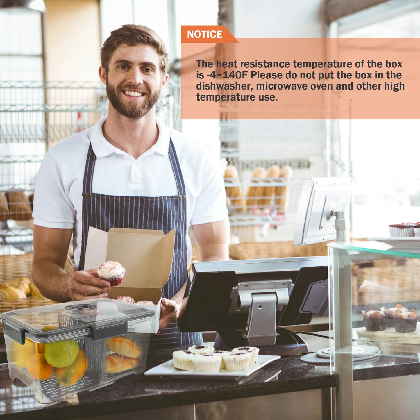 Bread Box Rectangular Airtight Bread Storage Container Bread Keeper Time Recording Bread Holder with Vacuum Pump for Kitchen New