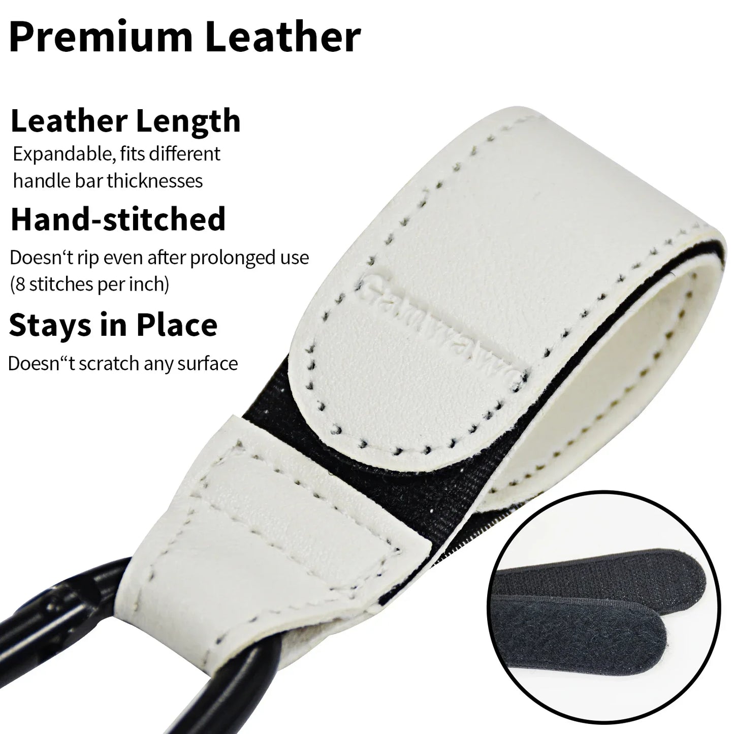 Stroller Accessories 2PCS Hooks Portable Baby Pram Universal Leather Hook