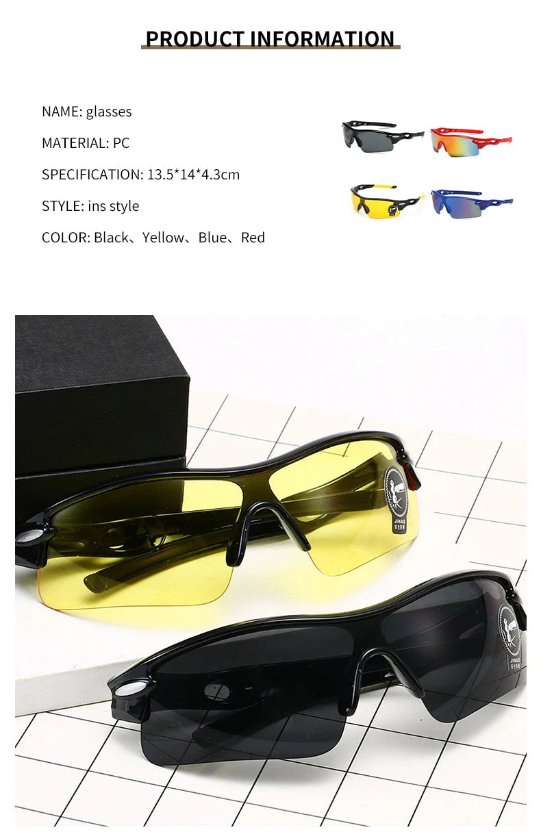 Sports Goggles Outdoor Cycling Sunshade Goggles Sport Sunglasses for Baseball Running Driving Fishing Golf Motorcycle