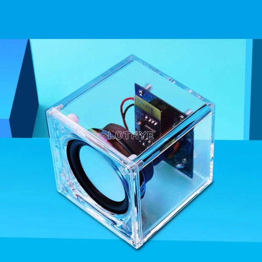 Mini Bluetooth Speaker Making Kit Small Audio Parts Electronic DIY Power Amplifier Mobile Speaker Electronic Kit Soldering