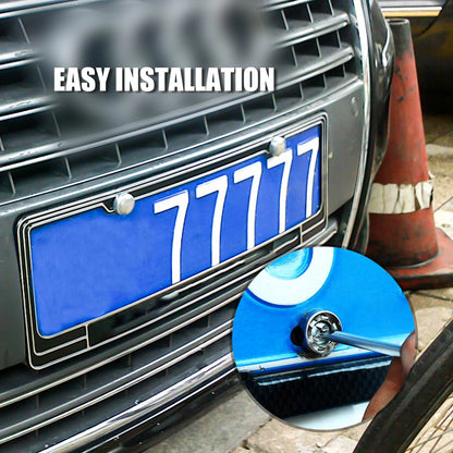 4Pcs Stainless Steel License Plate Security Screws Kit for Fastening Frame License Plate Cover Security Bolts